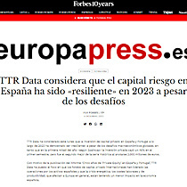 TTR Data considera que el capital riesgo en Espaa ha sido resiliente en 2023 a pesar de los desafos